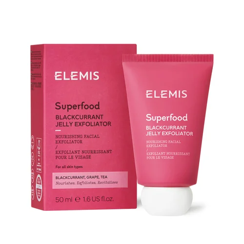 Elemis Superfood Blackcurrant Jelly Exfoliator 50ml (Packaging) Image 3